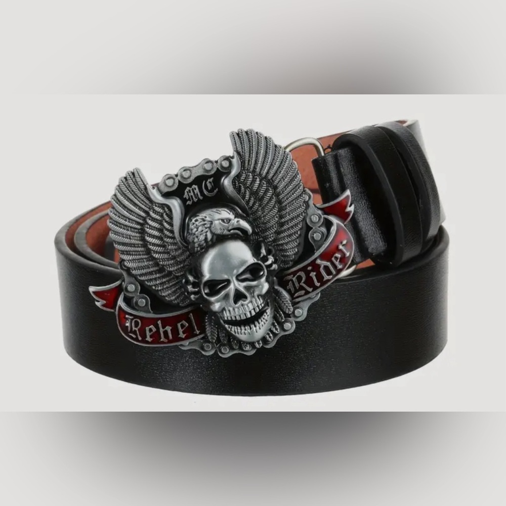 Belt with buckle Rebel Rider M/C
